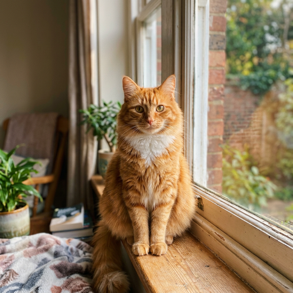 The original photo of the cat, before Catify